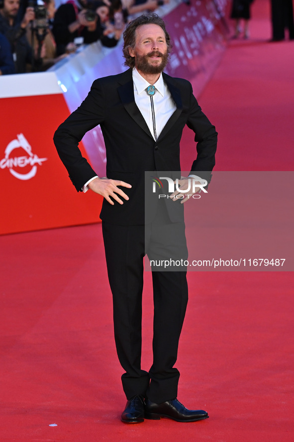 Jovanotti attends the ''FINO ALLA FINE'' red carpet during the 19th Rome Film Festival at Auditorium Parco Della Musica in Rome, Italy, on O...