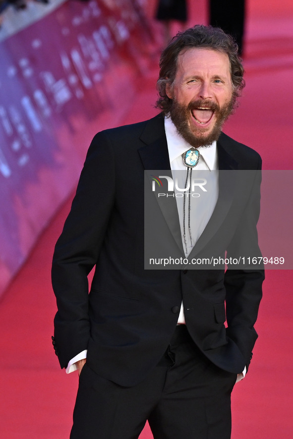 Jovanotti attends the ''FINO ALLA FINE'' red carpet during the 19th Rome Film Festival at Auditorium Parco Della Musica in Rome, Italy, on O...