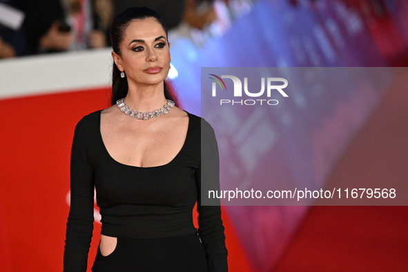 Rossella Brescia attends the ''FINO ALLA FINE'' red carpet during the 19th Rome Film Festival at Auditorium Parco Della Musica in Rome, Ital...