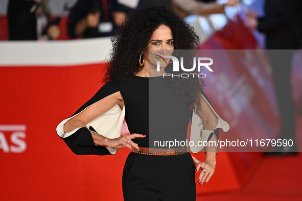 Randi Ingerman attends the ''FINO ALLA FINE'' red carpet during the 19th Rome Film Festival at Auditorium Parco Della Musica in Rome, Italy,...