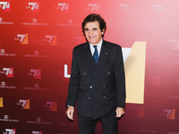 Urbano Cairo attends the press conference for the presentation of the LA7 2024/2025 schedules at Hotel Principe di Savoia in Milan, Italy, o...