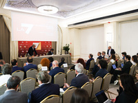 Urbano Cairo attends the press conference for the presentation of the LA7 2024/2025 schedules at Hotel Principe di Savoia in Milan, Italy, o...