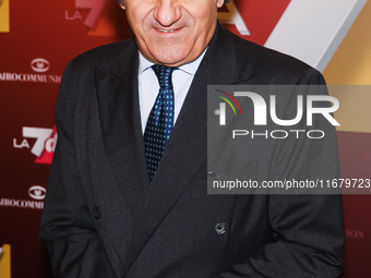 Urbano Cairo attends the press conference for the presentation of the LA7 2024/2025 schedules at Hotel Principe di Savoia in Milan, Italy, o...