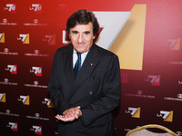 Urbano Cairo attends the press conference for the presentation of the LA7 2024/2025 schedules at Hotel Principe di Savoia in Milan, Italy, o...