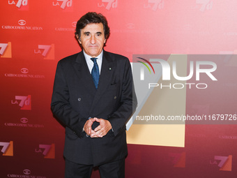 Urbano Cairo attends the press conference for the presentation of the LA7 2024/2025 schedules at Hotel Principe di Savoia in Milan, Italy, o...