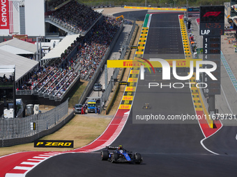 Franco Colapinto of Argentina drives the (43) Williams Racing FW46 Mercedes during the Formula 1 Pirelli United States Grand Prix 2024 in Au...