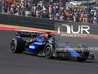 Alexander Albon of Thailand drives the (23) Williams Racing FW46 Mercedes during the Formula 1 Pirelli United States Grand Prix 2024 in Aust...