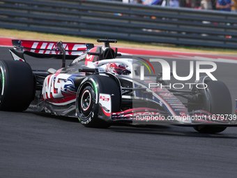 Kevin Magnussen of Denmark drives the (20) MoneyGram Haas F1 Team VF-24 Ferrari during the Formula 1 Pirelli United States Grand Prix 2024 i...