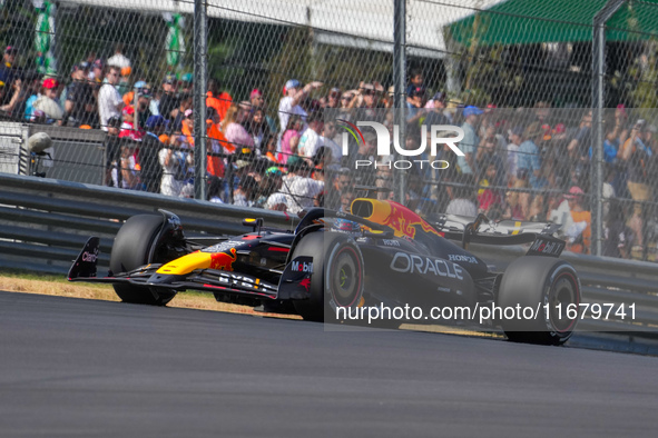 Max Verstappen of the Netherlands drives the Oracle Red Bull Racing RB20 Honda RBPT during the Formula 1 Pirelli United States Grand Prix 20...