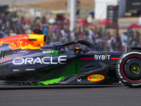 Max Verstappen of the Netherlands drives the Oracle Red Bull Racing RB20 Honda RBPT during the Formula 1 Pirelli United States Grand Prix 20...