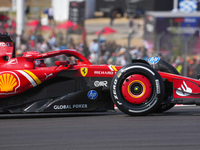 Charles Leclerc of Monaco drives the (16) Scuderia Ferrari SF-24 Ferrari during the Formula 1 Pirelli United States Grand Prix 2024 in Austi...