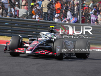 Nico Hulkenberg of Germany drives the (27) MoneyGram Haas F1 Team VF-24 Ferrari during the Formula 1 Pirelli United States Grand Prix 2024 i...