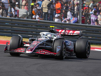 Nico Hulkenberg of Germany drives the (27) MoneyGram Haas F1 Team VF-24 Ferrari during the Formula 1 Pirelli United States Grand Prix 2024 i...