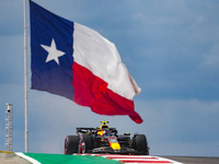 Sergio Perez of Mexico drives the (11) Oracle Red Bull Racing RB20 Honda RBPT during the Formula 1 Pirelli United States Grand Prix 2024 in...