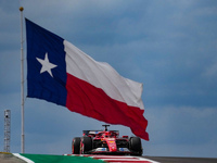 Charles Leclerc of Monaco drives the (16) Scuderia Ferrari SF-24 Ferrari during the Formula 1 Pirelli United States Grand Prix 2024 in Austi...