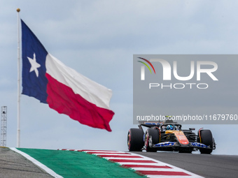 Pierre Gasly of France drives the (10) BWT Alpine F1 Team A524 Renault during the Formula 1 Pirelli United States Grand Prix 2024 in Austin,...