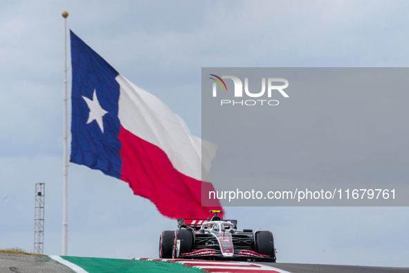 Nico Hulkenberg of Germany drives the (27) MoneyGram Haas F1 Team VF-24 Ferrari during the Formula 1 Pirelli United States Grand Prix 2024 i...