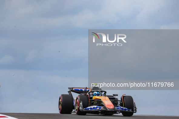 Pierre Gasly of France drives the (10) BWT Alpine F1 Team A524 Renault during the Formula 1 Pirelli United States Grand Prix 2024 in Austin,...