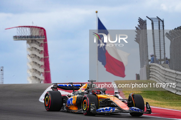 Esteban Ocon of France drives the (31) BWT Alpine F1 Team A524 Renault during the Formula 1 Pirelli United States Grand Prix 2024 in Austin,...