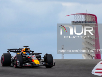 Max Verstappen of the Netherlands drives the Oracle Red Bull Racing RB20 Honda RBPT during the Formula 1 Pirelli United States Grand Prix 20...