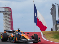 Oscar Piastri of Australia drives the McLaren F1 Team MCL38 Mercedes during the Formula 1 Pirelli United States Grand Prix 2024 in Austin, U...