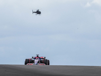 Liam Lawson of New Zealand drives the (30) Visa Cash app RB VCARB01 Honda RBPT during the Formula 1 Pirelli United States Grand Prix 2024 in...