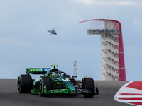 Fernando Alonso of Spain drives the (14) Aston Martin Aramco Cognizant F1 Team AMR24 Mercedes during the Formula 1 Pirelli United States Gra...