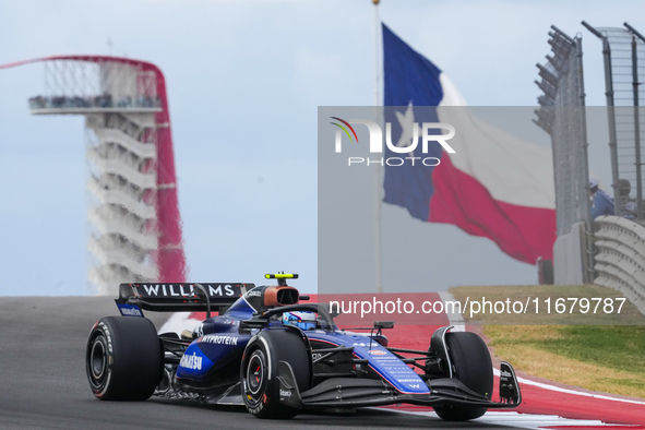 Franco Colapinto of Argentina drives the (43) Williams Racing FW46 Mercedes during the Formula 1 Pirelli United States Grand Prix 2024 in Au...