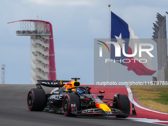 Max Verstappen of the Netherlands drives the Oracle Red Bull Racing RB20 Honda RBPT during the Formula 1 Pirelli United States Grand Prix 20...