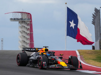 Max Verstappen of the Netherlands drives the Oracle Red Bull Racing RB20 Honda RBPT during the Formula 1 Pirelli United States Grand Prix 20...