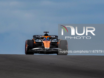 Oscar Piastri of Australia drives the McLaren F1 Team MCL38 Mercedes during the Formula 1 Pirelli United States Grand Prix 2024 in Austin, U...