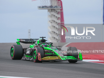 Valtteri Bottas of Finland drives the (77) Stake F1 Team Kick Sauber C44 Ferrari during the Formula 1 Pirelli United States Grand Prix 2024...