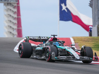 George Russell of the UK drives the (63) Mercedes-AMG Petronas F1 Team F1 W15 E Performance Mercedes during the Formula 1 Pirelli United Sta...