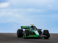 Fernando Alonso of Spain drives the (14) Aston Martin Aramco Cognizant F1 Team AMR24 Mercedes during the Formula 1 Pirelli United States Gra...