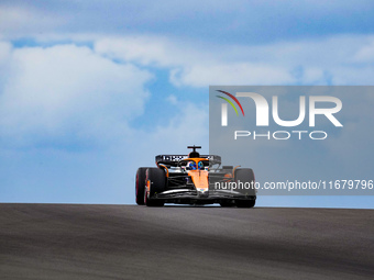 Oscar Piastri of Australia drives the McLaren F1 Team MCL38 Mercedes during the Formula 1 Pirelli United States Grand Prix 2024 in Austin, U...