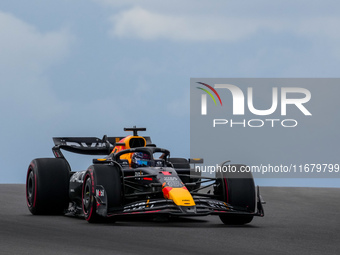 Max Verstappen of the Netherlands drives the Oracle Red Bull Racing RB20 Honda RBPT during the Formula 1 Pirelli United States Grand Prix 20...