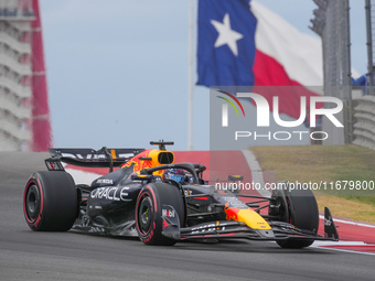 Max Verstappen of the Netherlands drives the Oracle Red Bull Racing RB20 Honda RBPT during the Formula 1 Pirelli United States Grand Prix 20...