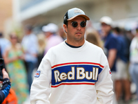 Sergio Perez of Mexico drives the (11) Oracle Red Bull Racing RB20 Honda RBPT during the Formula 1 Pirelli United States Grand Prix 2024 in...