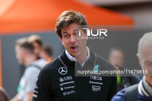 Toto Wolff, Team principal of Mercedes-AMG Petronas F1 Team during the Formula 1 Pirelli United States Grand Prix 2024 on October 18th, 2024...