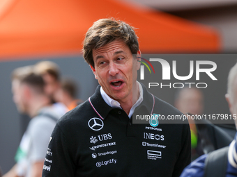 Toto Wolff, Team principal of Mercedes-AMG Petronas F1 Team during the Formula 1 Pirelli United States Grand Prix 2024 on October 18th, 2024...