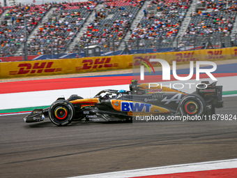 Pierre Gasly of France drives the (10) BWT Alpine F1 Team A524 Renault during the Formula 1 Pirelli United States Grand Prix 2024 in Austin,...