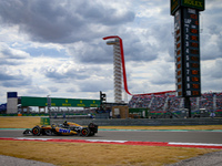 Pierre Gasly of France drives the (10) BWT Alpine F1 Team A524 Renault during the Formula 1 Pirelli United States Grand Prix 2024 in Austin,...