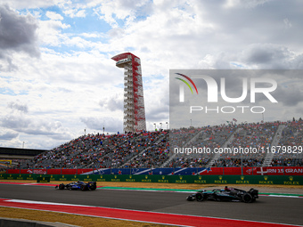 Alexander Albon of Thailand drives the (23) Williams Racing FW46 Mercedes during the Formula 1 Pirelli United States Grand Prix 2024 in Aust...