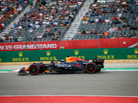 Max Verstappen of the Netherlands drives the Oracle Red Bull Racing RB20 Honda RBPT during the Formula 1 Pirelli United States Grand Prix 20...