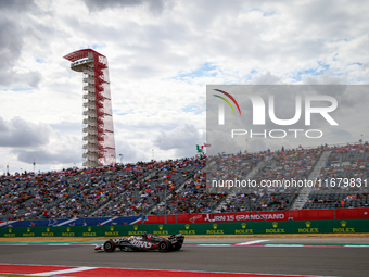 Nico Hulkenberg of Germany drives the (27) MoneyGram Haas F1 Team VF-24 Ferrari during the Formula 1 Pirelli United States Grand Prix 2024 i...