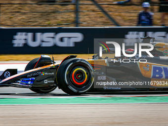 Esteban Ocon of France drives the (31) BWT Alpine F1 Team A524 Renault during the Formula 1 Pirelli United States Grand Prix 2024 in Austin,...