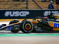 Esteban Ocon of France drives the (31) BWT Alpine F1 Team A524 Renault during the Formula 1 Pirelli United States Grand Prix 2024 in Austin,...