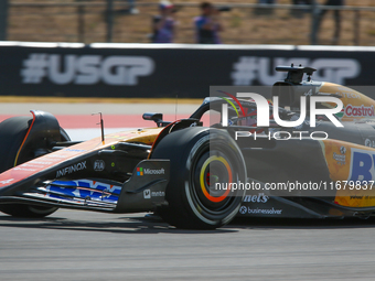 Esteban Ocon of France drives the (31) BWT Alpine F1 Team A524 Renault during the Formula 1 Pirelli United States Grand Prix 2024 in Austin,...