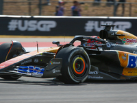 Esteban Ocon of France drives the (31) BWT Alpine F1 Team A524 Renault during the Formula 1 Pirelli United States Grand Prix 2024 in Austin,...