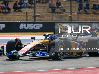 Pierre Gasly of France drives the (10) BWT Alpine F1 Team A524 Renault during the Formula 1 Pirelli United States Grand Prix 2024 in Austin,...